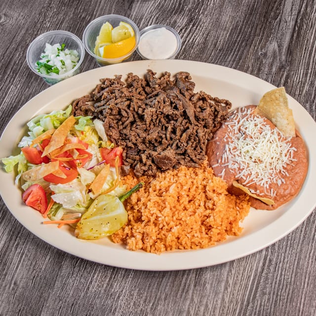 Carne Asada Plate.
