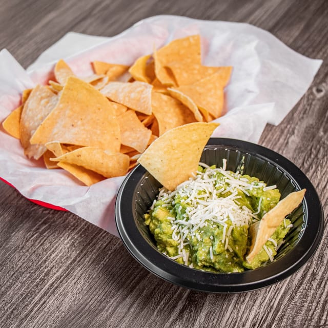 Basket Chips & Guacamole.