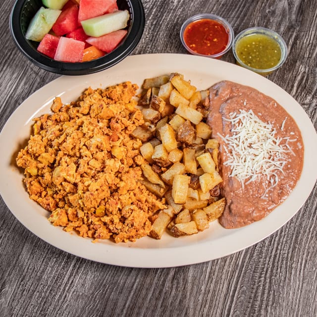 Chorizo Con Huevo Plate.