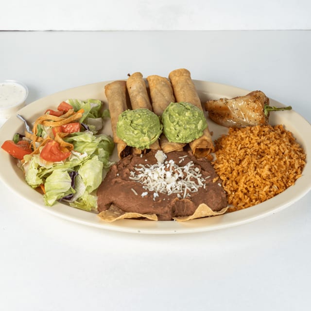 4 Beef Taquitos Combo.